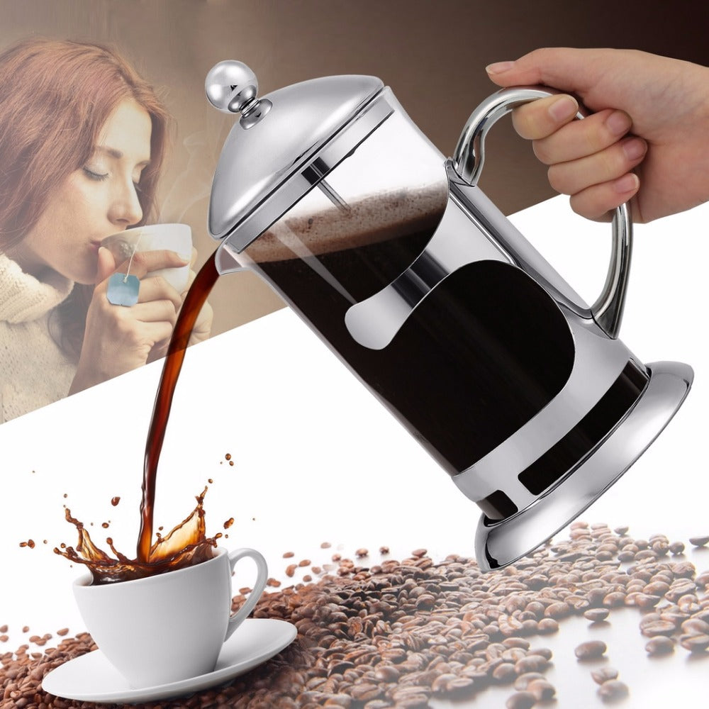 French Press Coffee & Tea Maker | 21oz | BPA Free | Copper | Veken